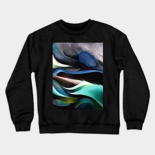 High Resolution From the Lake No. 1 by Georgia O'Keeffe Crewneck Sweatshirt